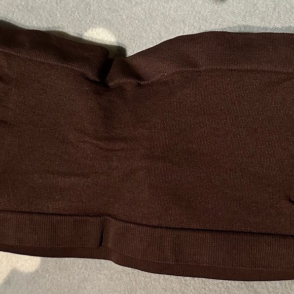 Strapless Padded Tube Top Bra - Brown - Picture 2 of 4